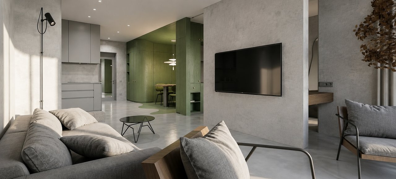 Квартира ЖК "Фьорд", 53 м2